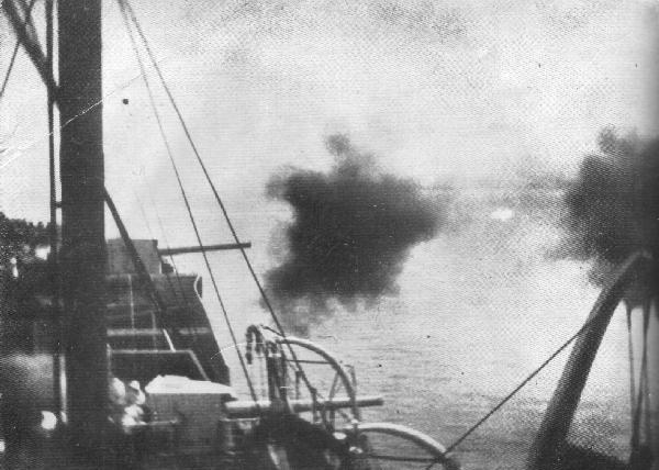 Gunnery Practice, HMS Jervis Bay